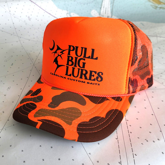PBL Blaze Orange Foamy Trucker Hat
