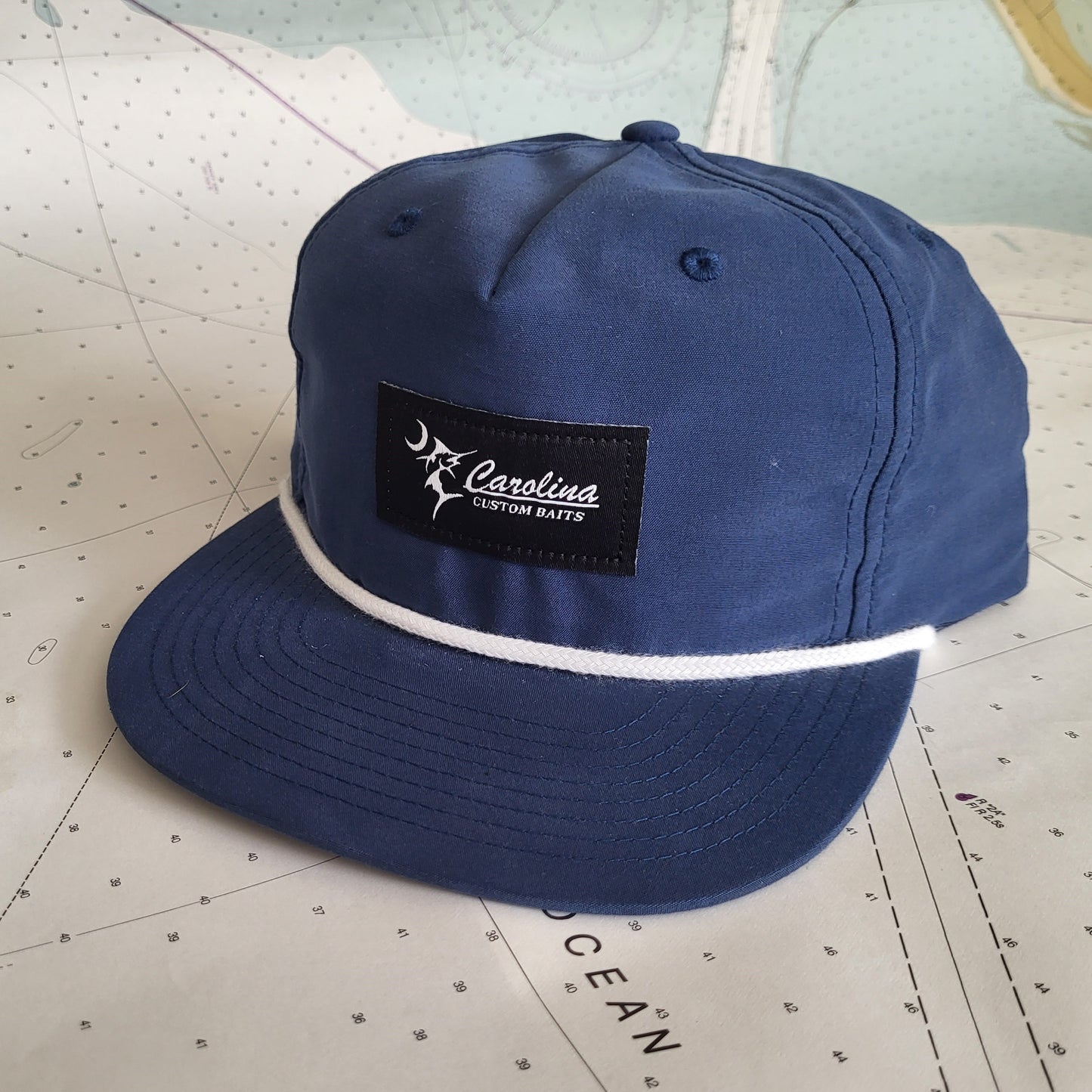 Navy Rope Patch Hat